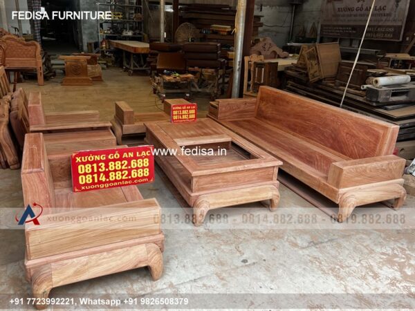 Wooden Sofa Set Wooden 8 Seater Leather Sofa Set No-4815 Antique Wooden Sofa Set