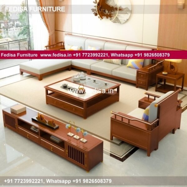 Wooden Sofa Set Wooden Sofa Set With Tea Table No-4894 Royal Oak Wooden Sofa Set