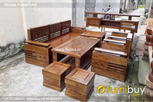 Wooden Sofa Set Wooden Sofa Set Blue No-4926 Simple Wooden Sofa Set