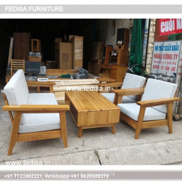 Wooden Sofa Set Wooden Bharat Lifestyle Sofa Set No-5022 Wooden Frame Sofa Set
