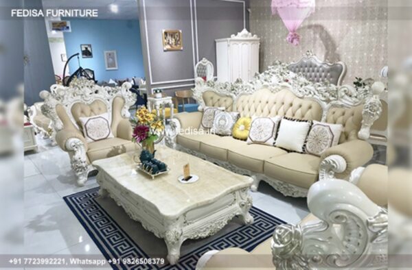 Wooden Sofa Set Led Wooden Couch Set No-5071 Wooden Royal Sofa Set