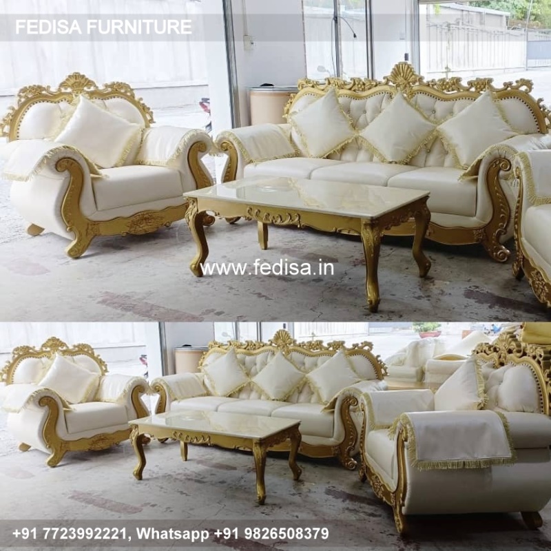 Wooden Sofa Set Wooden Floral Living Room Sets No-5109 L Shape Wooden Sofa