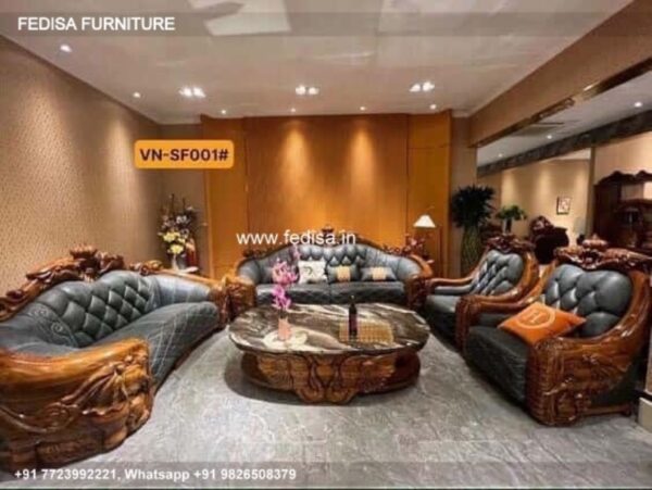 Wooden Sofa Set Wooden Raj And Raj Sofa Set No-5114 Urban Ladder Wooden Sofa