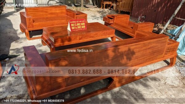 Wooden Sofa Set Wooden Corner Sofa 250 X 253 No-5155 Designer Wooden Sofa Set