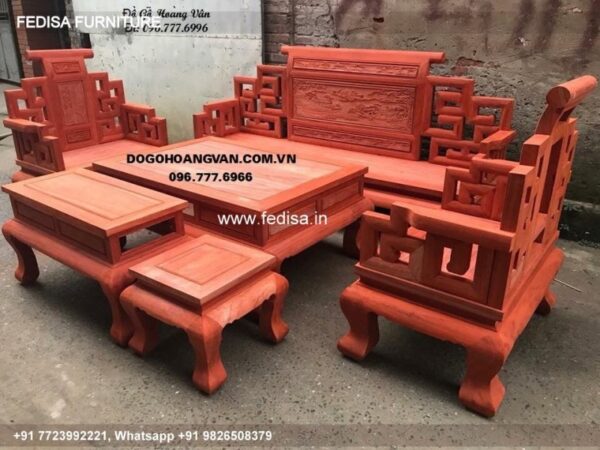 Wooden Sofa Set Wooden Wooden Sofa Set No-5163 L Shape Wooden Sofa