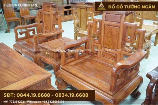 Wooden Sofa Set Wooden Leather Sofa Set No-5164 Wooden Settee