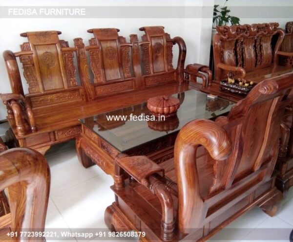 Wooden Sofa Set Wooden Leather Living Room Sets No-5188 Sofa Set Price Wooden