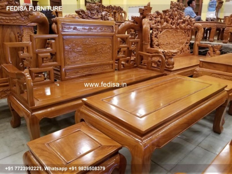 Wooden Sofa Set Wooden Modern Sofa Set No-5190 Wooden Royal Sofa Set