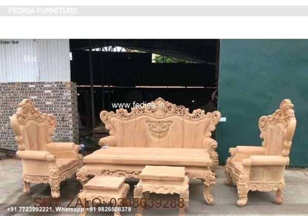 Wooden Sofa Set Wooden Single Seat Sofa No-5242 8 Seater Wooden Sofa Below 10000