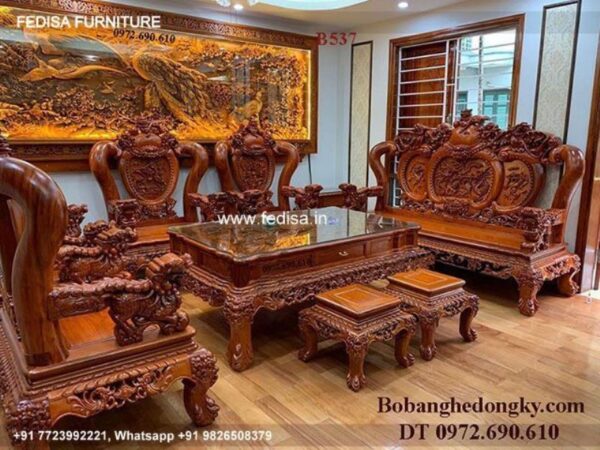 Wooden Sofa Set Wooden 11 Seater Sofa Set No-5248 Wooden Carved Sofa Set