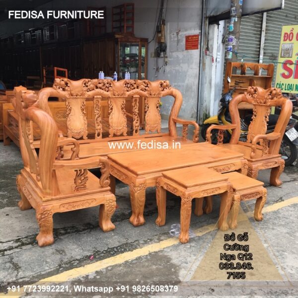 Wooden Sofa Set Wooden Sofa Cushion Set No-5254 Wooden Sofa Set Under 10005