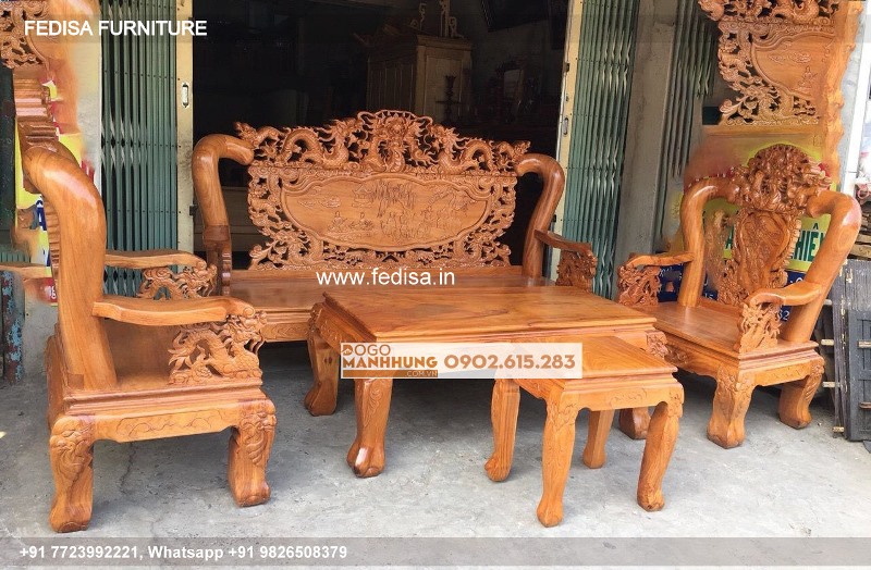 Wooden Sofa Set Wooden Seti Sofa No-5256 Modern Wooden Sofa Set