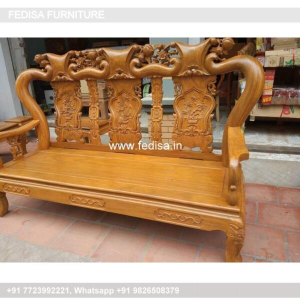 Wooden Sofa Set Wooden Bed Sofa Set No-5264 Royal Wooden Sofa Set