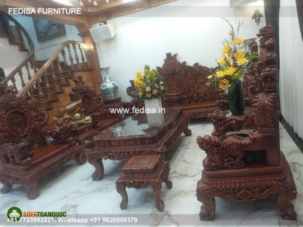 Wooden Sofa Set Wooden Sofa Set With Table No-5284 Maharaja Sofa Wooden