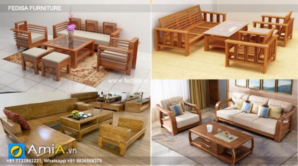 Wooden Sofa Set Wooden Beige Sofa Set No-5296 Wooden Setty