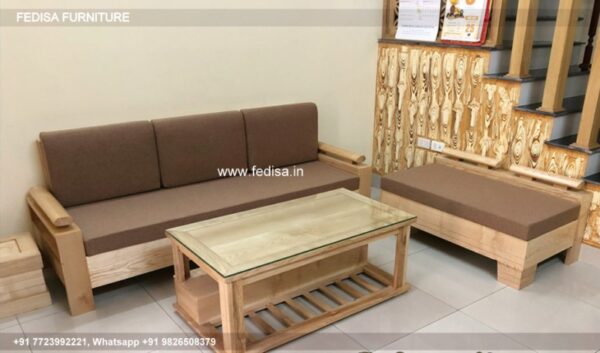 Wooden Sofa Set Wooden Round Sofa Set No-5298 Urban Wooden Ladder Sofa