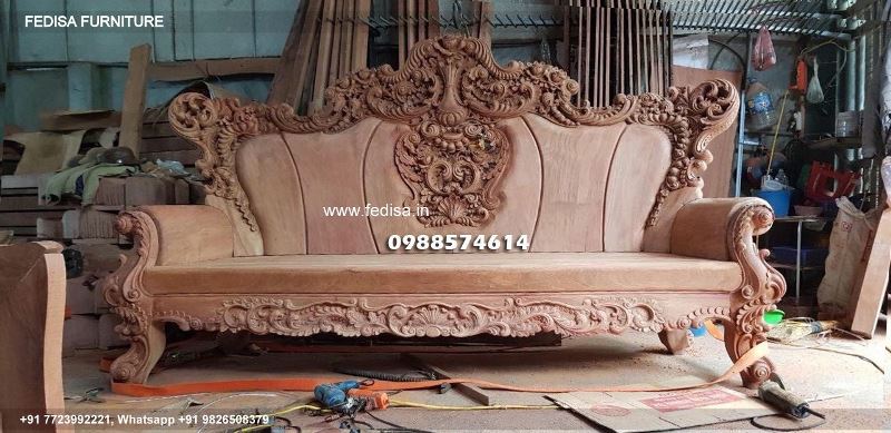 Wooden Sofa Set Wooden 6 Seater Sofa Set No-5315 Wooden Sofa Set Amazon