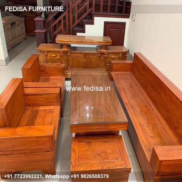 Wooden Sofa Set Wooden 6 Piece Couch Set No-5326 Latest Wooden Sofa
