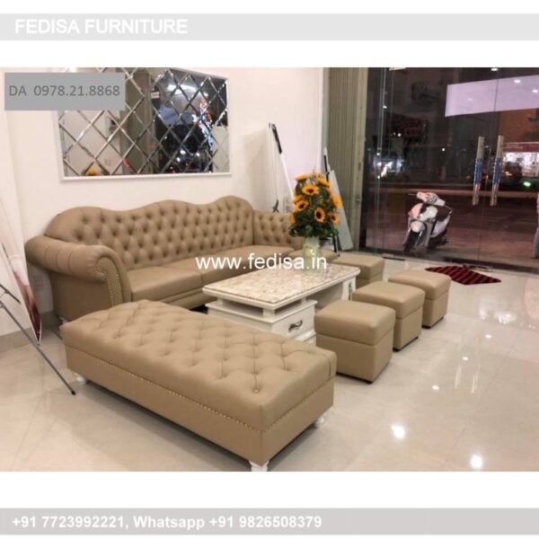 Wooden Sofa Set Wooden L Shape Wooden Sofa No-5330 Wooden Sofa 5 Seater