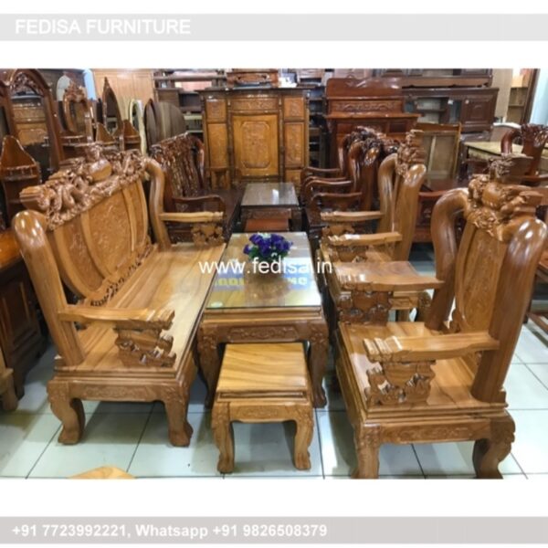 Wooden Sofa Set Wooden Sofa Set For Small Living Room No-5334 Maharaja Wooden Sofa Set