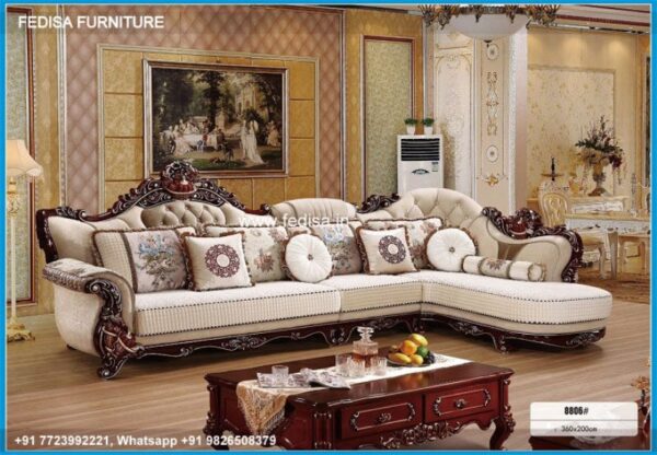 Wooden Sofa Set Wooden 7 Piece Leather Sofa Set No-5354 Wooden Corner Sofa