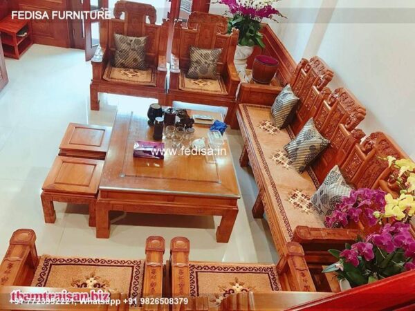 Wooden Sofa Set Wooden 7 Seater Sofa Below 5000 No-5355 10 Seater Wooden Sofa