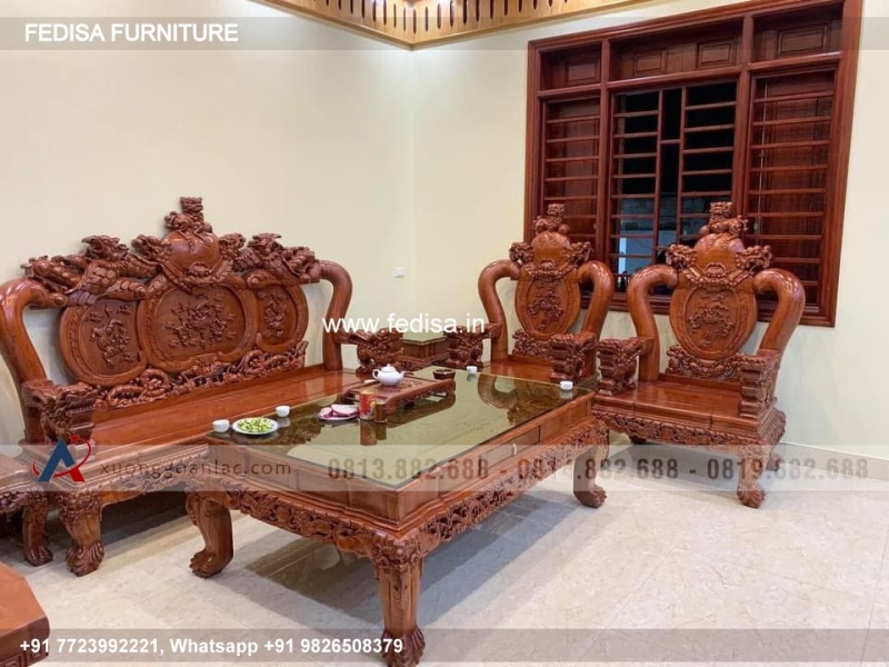 Wooden Sofa Set Wooden 7 Seater Sofa Under 10000 No-5397 Cushion For Wooden Sofa Set