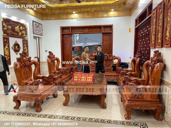 Wooden Sofa Set Wooden Wooden Setty No-5400 Wooden Sofa Set Price Below 20007