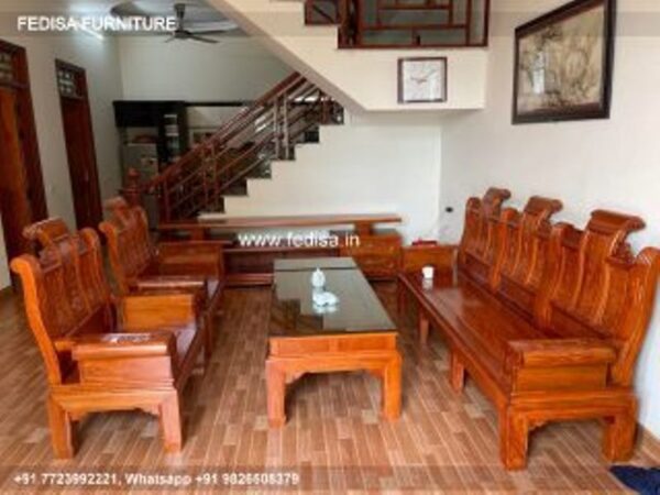 Wooden Sofa Set Wooden Bamboo Sofa Set Lowest Price No-5404 Designer Wooden Sofa Set