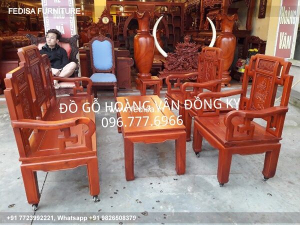 Wooden Sofa Set Wooden U Shaped Leather Sofa No-5420 11 Seater Wooden Sofa