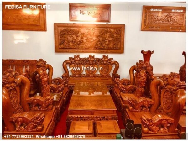 Wooden Sofa Set Wooden Sheesham Wood Sofa No-5431 Wooden Sofa Cushion Set