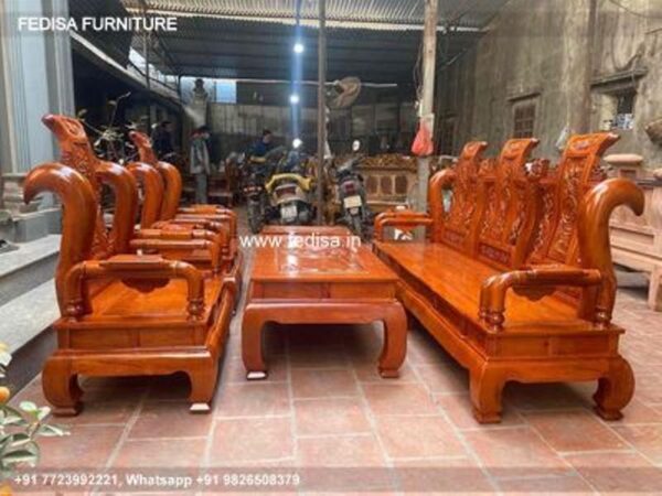 Wooden Sofa Set Wooden Small U Shaped Sofa No-5458 Godrej Wooden Sofa