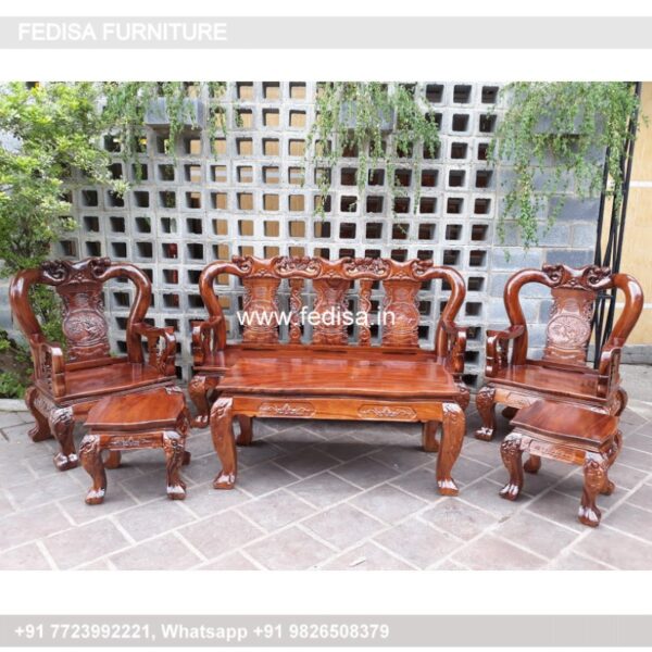 Wooden Sofa Set Wooden Two Seater Sofa Set No-5463 Wooden Sofa Frame Manufacturers