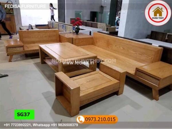 Wooden Sofa Set Wooden Royal Oak Sofa Set No-5473 Second Hand Wooden Sofa