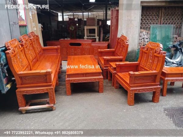 Wooden Sofa Set Wooden Wooden Sofa Cushion Set No-5476 Luxury Wooden Sofa Set