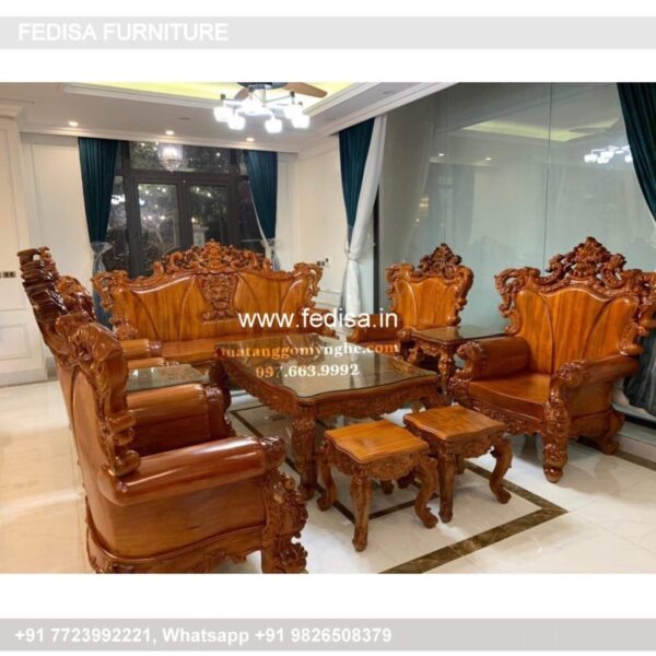 Wooden Sofa Set Wooden Supreme Sofa Set No-5484 Wooden Corner Sofa