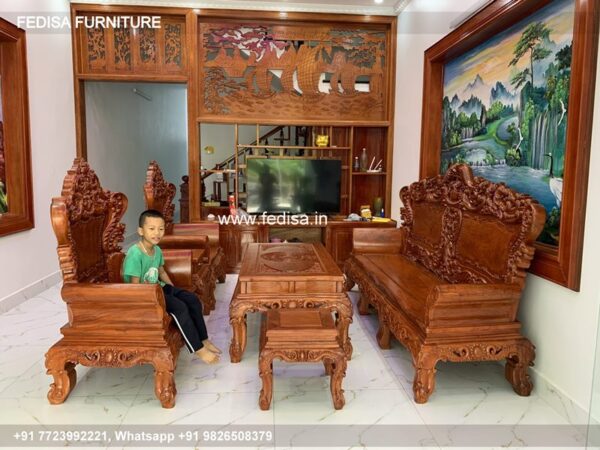Wooden Sofa Set Wooden Bantia Furniture Sofa Set Price No-5526 Wooden Sofa Set Near Me