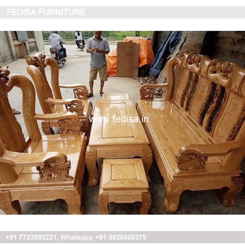 Wooden Sofa Set Wooden Fiber Sofa Set No-5529 Maharaja Wooden Sofa Set