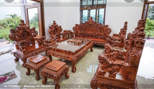 Wooden Sofa Set Wooden Second Hand Sofa Set Price No-5536 L Shape Wooden Sofa Set
