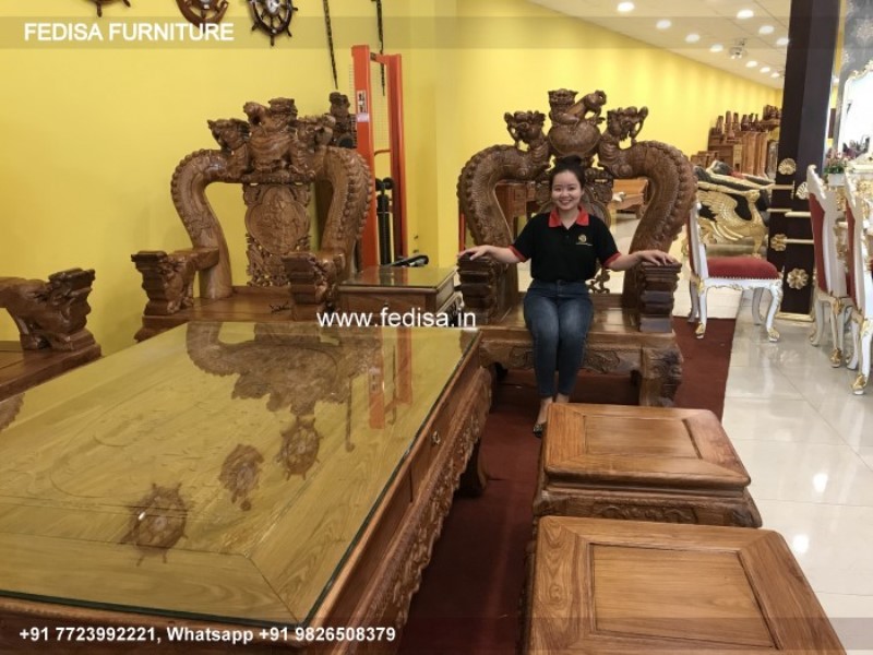 Wooden Sofa Set Wooden Red Couch Set No-5545 Wooden Sofa Cushion Set Price