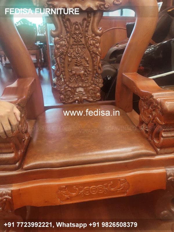 Wooden Sofa Set Wooden 6 Seater Sofa Under 10000 No-5551 Wooden Sofa Set Online