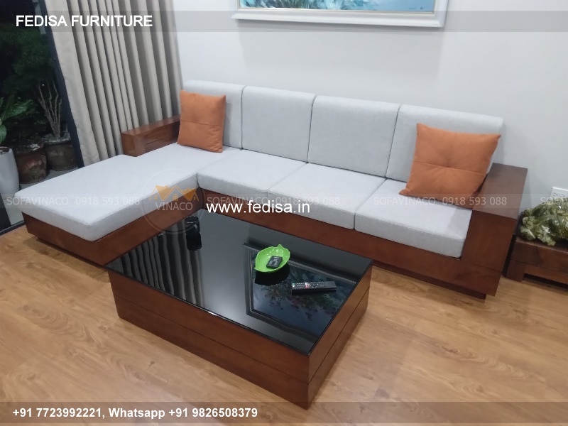 Wooden Sofa Set Wooden 11 Piece Sectional Sofa No-5562 L Shape Sofa Set Wooden