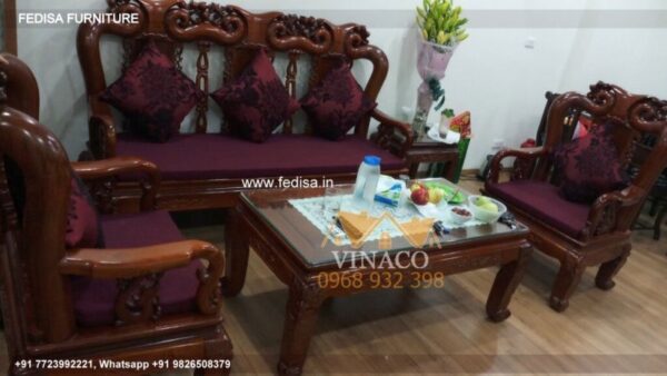 Wooden Sofa Set Wooden Comfortable Sofa Sets No-5575 Wooden Sofa Set Amazon