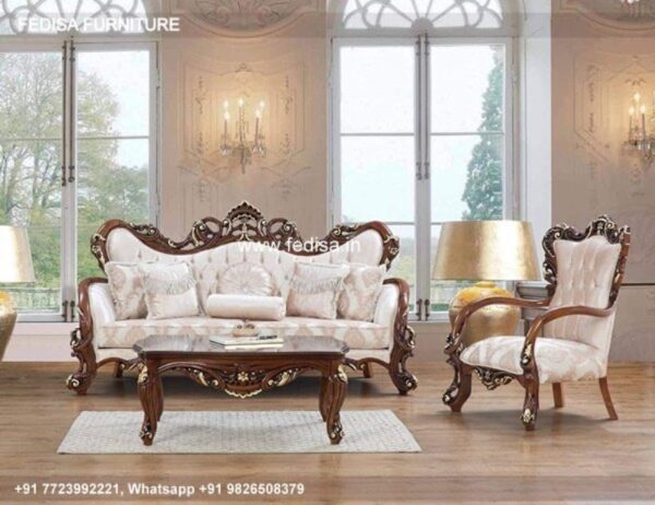 Wooden Sofa Set Wooden Burgundy Living Room Set No-5605 Wooden Sofa Chair Price