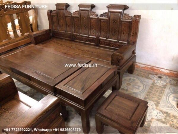 Wooden Sofa Set Wooden Green L Shaped Sofa No-5613 Wooden Sofa Set Price