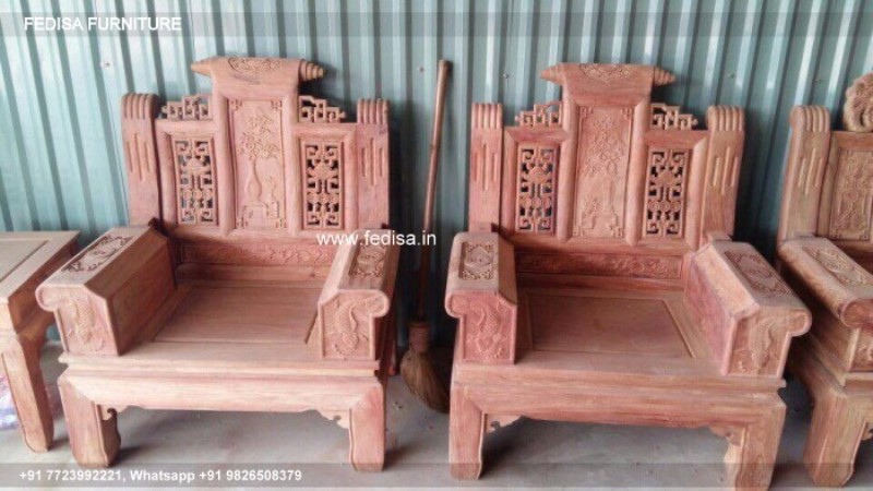 Wooden Sofa Set Wooden White L Shaped Sofa No-5635 Ikea Wooden Sofa Set