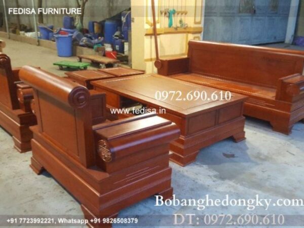 Wooden Sofa Set Wooden Red Leather Sofa Sets No-5694 Wooden Sofa Set For Living Room