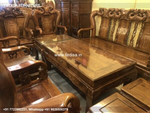 Wooden Sofa Set Wooden Navy Living Room Set No-5735 Wooden Sofa Chair Price