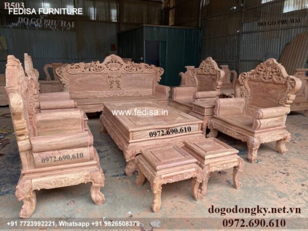Wooden Sofa Set Wooden 11 Seater Sofa Set For Living Room No-5787 Cushion For Wooden Sofa Set