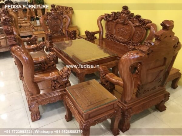 Wooden Sofa Set Beta Wooden Sofa Set No-5846 Latest Wooden Sofa